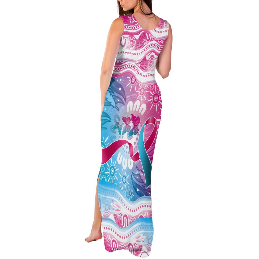 Australia Hereditary Cancer Awareness Tank Maxi Dress Never Give Up