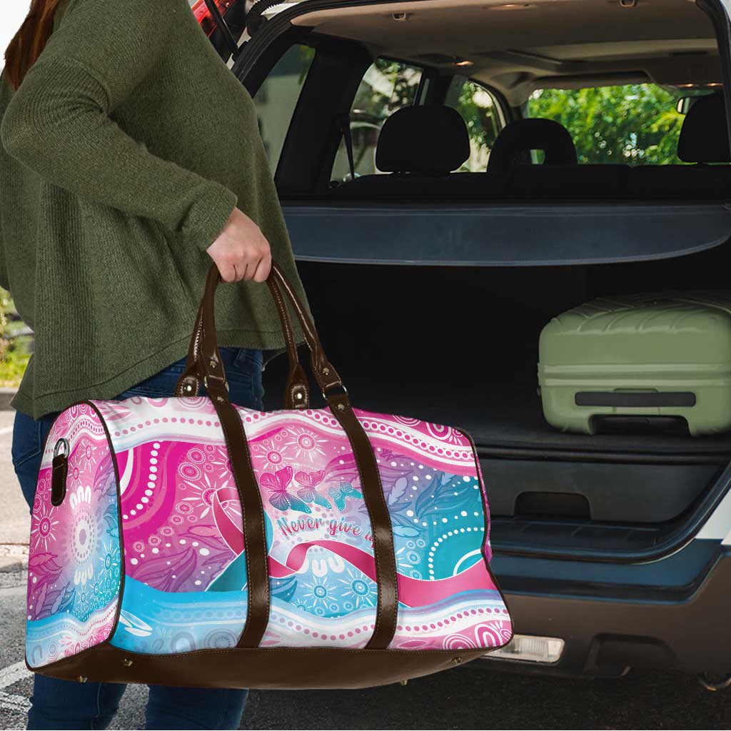 Australia Hereditary Cancer Awareness Travel Bag Never Give Up