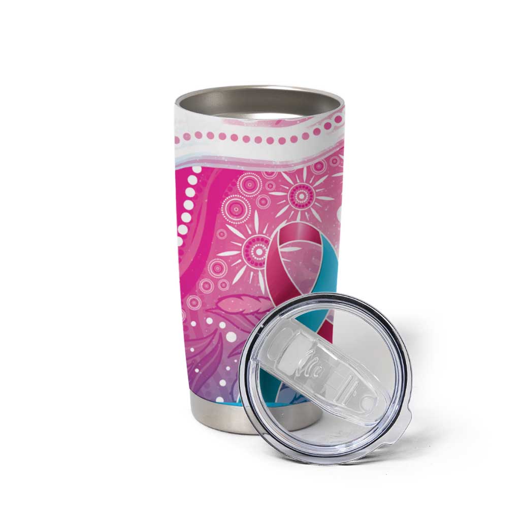 Australia Hereditary Cancer Awareness Tumbler Cup Never Give Up