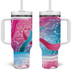 Australia Hereditary Cancer Awareness Tumbler With Handle Never Give Up