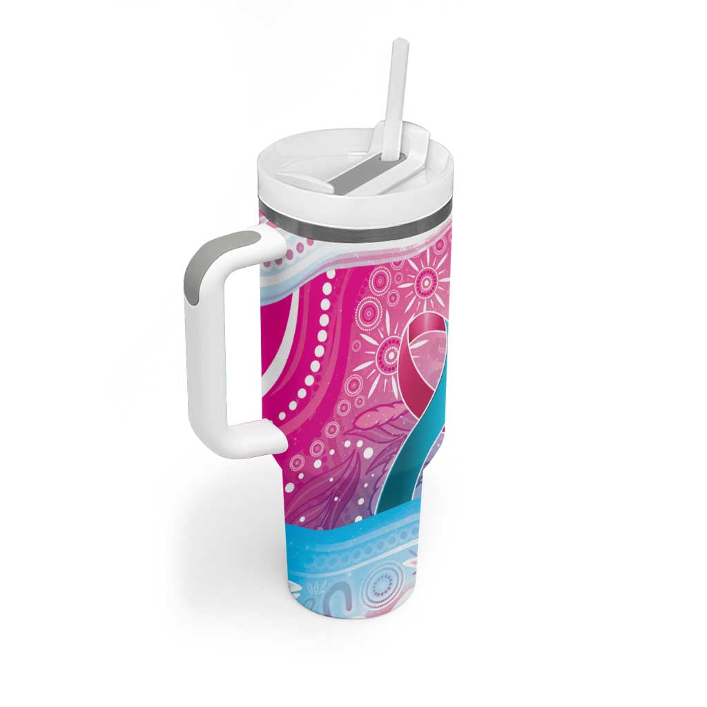 Australia Hereditary Cancer Awareness Tumbler With Handle Never Give Up