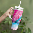 Australia Hereditary Cancer Awareness Tumbler With Handle Never Give Up