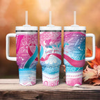 Australia Hereditary Cancer Awareness Tumbler With Handle Never Give Up