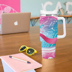 Australia Hereditary Cancer Awareness Tumbler With Handle Never Give Up
