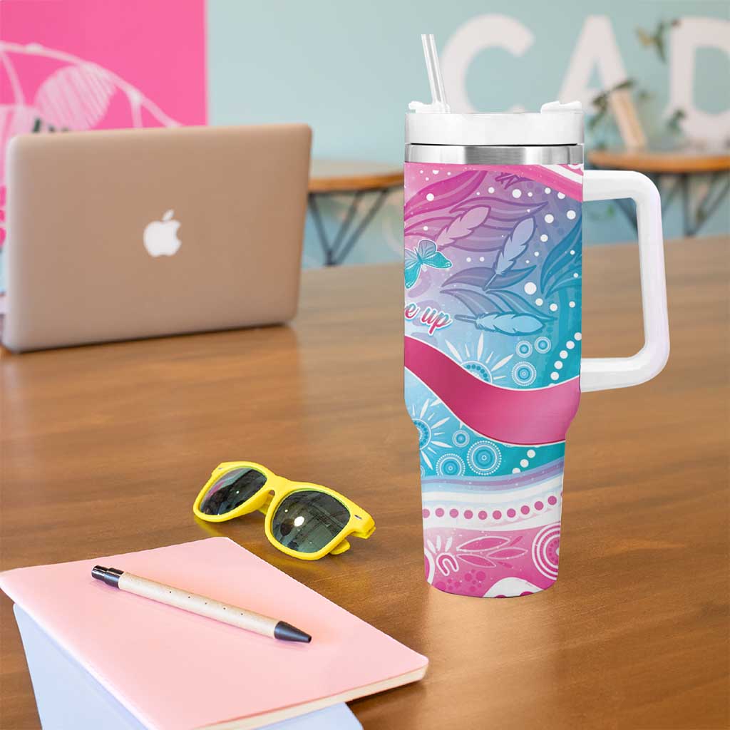 Australia Hereditary Cancer Awareness Tumbler With Handle Never Give Up
