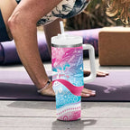 Australia Hereditary Cancer Awareness Tumbler With Handle Never Give Up