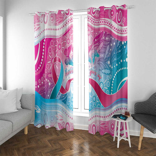 Australia Hereditary Cancer Awareness Window Curtain Never Give Up