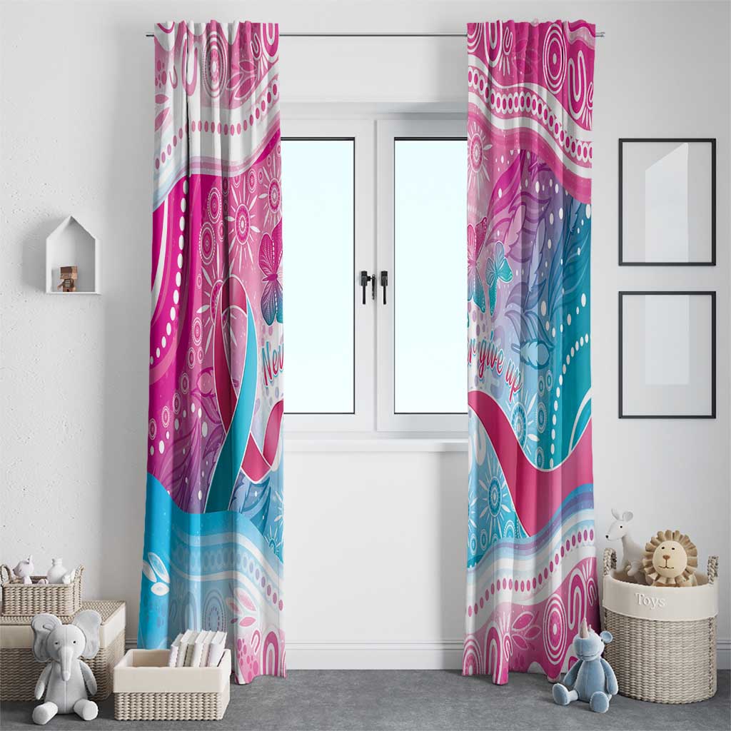 Australia Hereditary Cancer Awareness Window Curtain Never Give Up