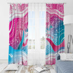 Australia Hereditary Cancer Awareness Window Curtain Never Give Up