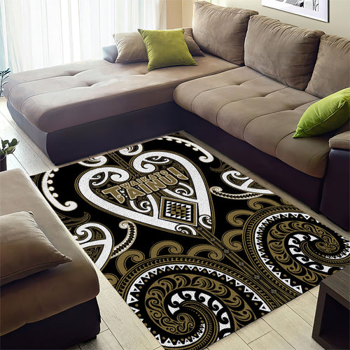 Aotearoa Waikato Tainui Area Rug Maori Tribal Pattern