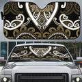 Aotearoa Waikato Tainui Auto Sun Shade Maori Tribal Pattern