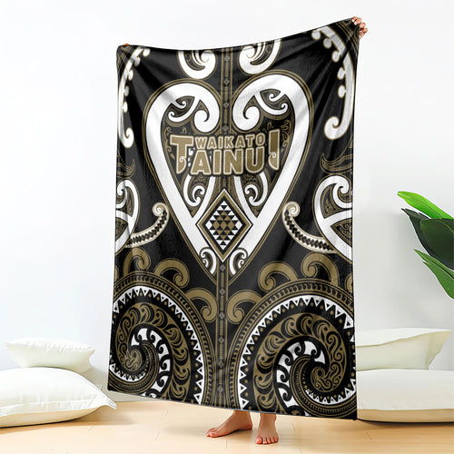 Aotearoa Waikato Tainui Blanket Maori Tribal Pattern