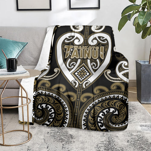 Aotearoa Waikato Tainui Blanket Maori Tribal Pattern