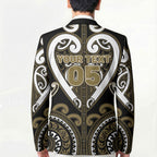 Custom Aotearoa Waikato Tainui Blazer Maori Tribal Pattern