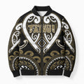 Custom Aotearoa Waikato Tainui Bomber Puffer Jacket Maori Tribal Pattern