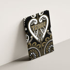 Aotearoa Waikato Tainui Canvas Wall Art Maori Tribal Pattern