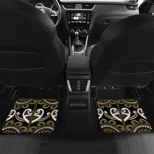 Custom Aotearoa Waikato Tainui Car Mats Maori Tribal Pattern