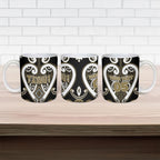 Custom Aotearoa Waikato Tainui Ceramic Mug Maori Tribal Pattern
