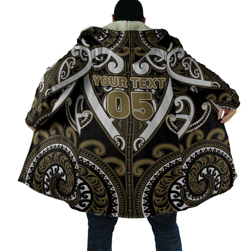 Custom Aotearoa Waikato Tainui Cloak Maori Tribal Pattern