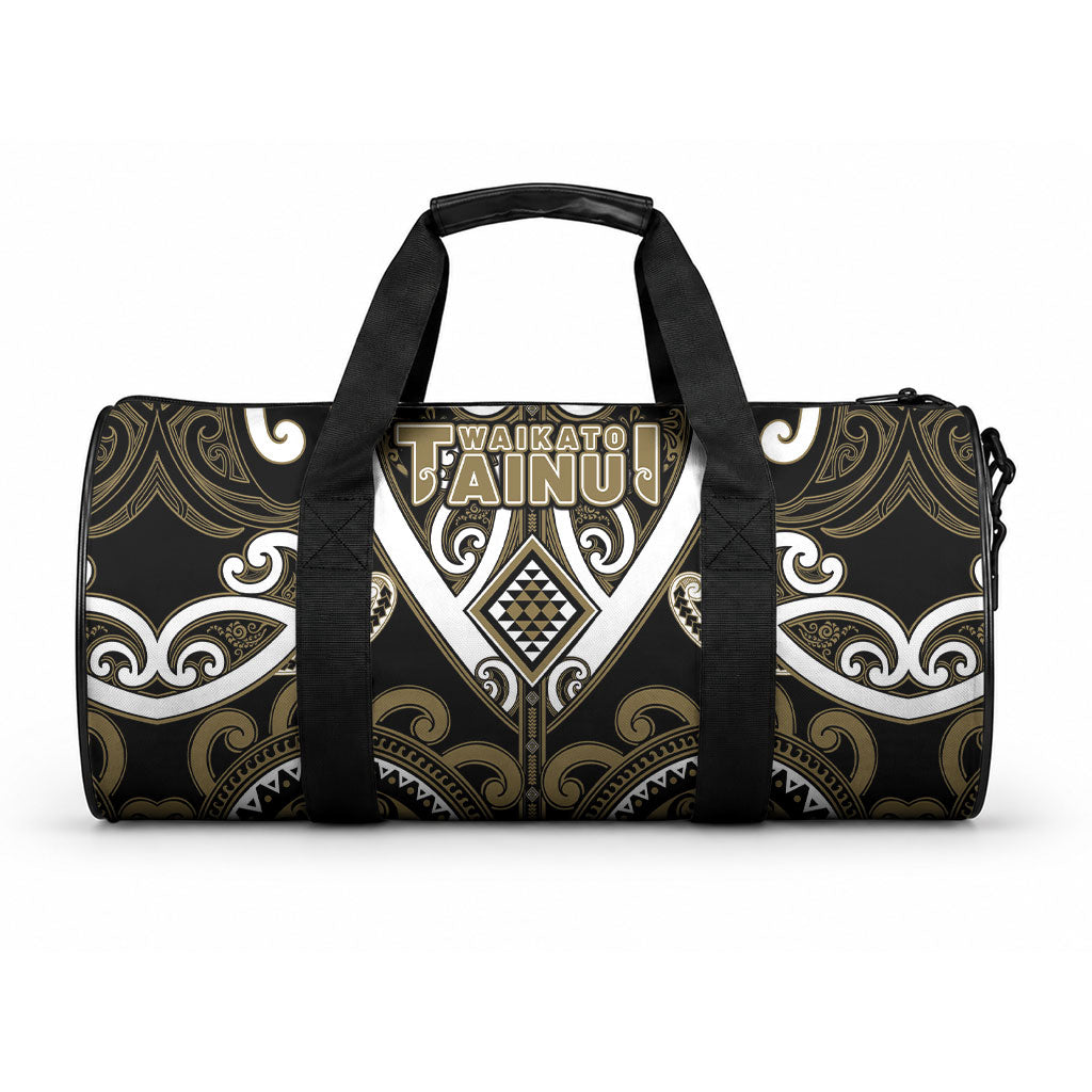 Aotearoa Waikato Tainui Duffle Bag Maori Tribal Pattern