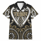 Custom Aotearoa Waikato Tainui Hawaiian Shirt Maori Tribal Pattern