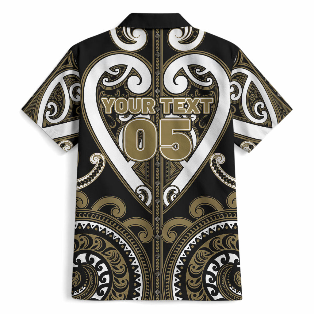 Custom Aotearoa Waikato Tainui Hawaiian Shirt Maori Tribal Pattern