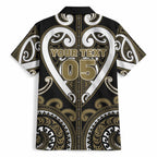 Custom Aotearoa Waikato Tainui Hawaiian Shirt Maori Tribal Pattern