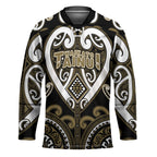 Custom Aotearoa Waikato Tainui Hockey Jersey Maori Tribal Pattern