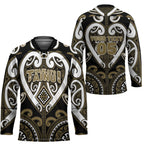 Custom Aotearoa Waikato Tainui Hockey Jersey Maori Tribal Pattern