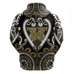 Custom Aotearoa Waikato Tainui Hoodie Maori Tribal Pattern