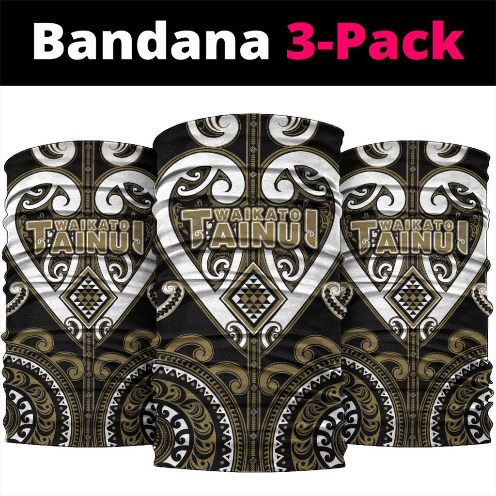 Aotearoa Waikato Tainui Neck Gaiter Maori Tribal Pattern