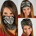 Aotearoa Waikato Tainui Neck Gaiter Maori Tribal Pattern
