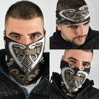 Aotearoa Waikato Tainui Neck Gaiter Maori Tribal Pattern