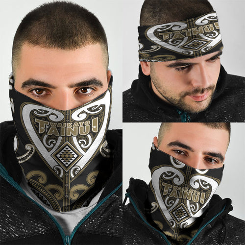 Aotearoa Waikato Tainui Neck Gaiter Maori Tribal Pattern