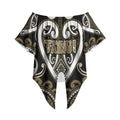 Custom Aotearoa Waikato Tainui Off Shoulder Wrap Waist Top Maori Tribal Pattern