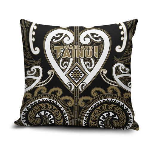 Aotearoa Waikato Tainui Pillow Cover Maori Tribal Pattern
