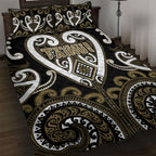Aotearoa Waikato Tainui Quilt Bed Set Maori Tribal Pattern