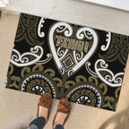 Aotearoa Waikato Tainui Rubber Doormat Maori Tribal Pattern