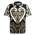 Custom Aotearoa Waikato Tainui Rugby Jersey Maori Tribal Pattern