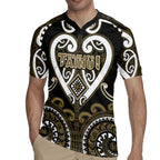 Custom Aotearoa Waikato Tainui Rugby Jersey Maori Tribal Pattern