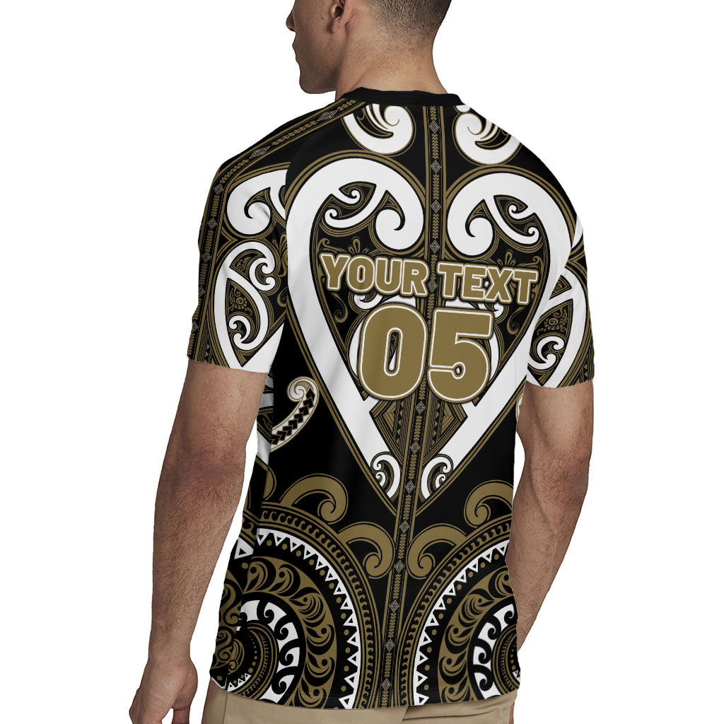 Custom Aotearoa Waikato Tainui Rugby Jersey Maori Tribal Pattern