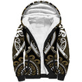 Custom Aotearoa Waikato Tainui Sherpa Hoodie Maori Tribal Pattern