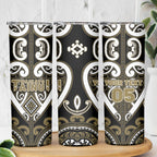 Custom Aotearoa Waikato Tainui Skinny Tumbler Maori Tribal Pattern