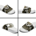 Aotearoa Waikato Tainui Slide Sandals Maori Tribal Pattern