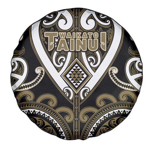 Aotearoa Waikato Tainui Spare Tire Cover Maori Tribal Pattern