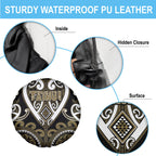 Aotearoa Waikato Tainui Spare Tire Cover Maori Tribal Pattern