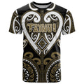 Custom Aotearoa Waikato Tainui T Shirt Maori Tribal Pattern