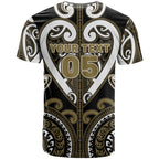Custom Aotearoa Waikato Tainui T Shirt Maori Tribal Pattern