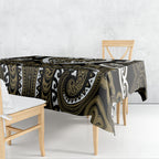 Aotearoa Waikato Tainui Tablecloth Maori Tribal Pattern