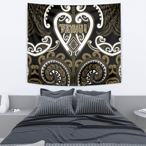 Aotearoa Waikato Tainui Tapestry Maori Tribal Pattern